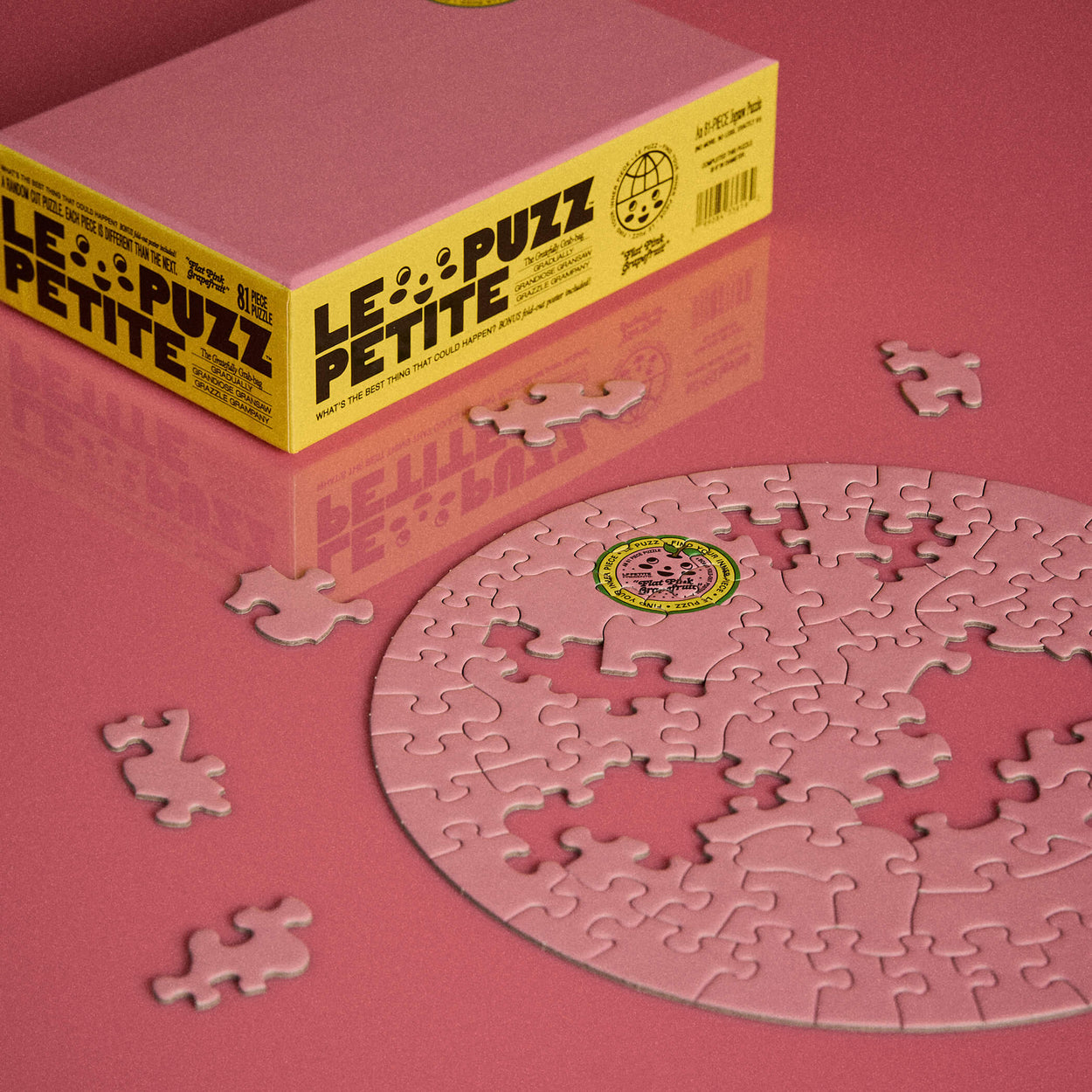 Flat Pink Grapefruit